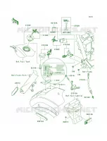 Ignition SwitchLocksReflectors per Kawasaki Vulcan 900 Custom 2009
