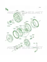 Clutch per Kawasaki Vulcan 900 Custom  2009