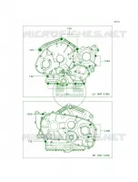 Crankcase Bolt Pattern per Kawasaki Vulcan 900 Custom  2009