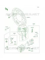 Front Brake per Kawasaki Vulcan 900 Custom  2009