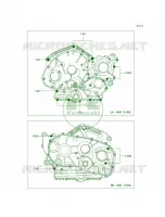 Crankcase Bolt Pattern per Kawasaki Vulcan 900 Custom 2008