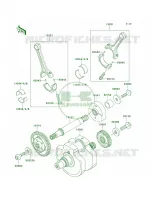Crankshaft per Kawasaki Vulcan 900 Custom 2008
