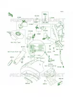 Ignition SwitchLocksReflectors per Kawasaki Vulcan 900 Custom 2008