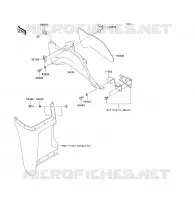 CUFFIA SIDE per Kawasaki KVF360 2009