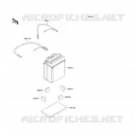 PARTI OPZIONE(BATTERY) per Kawasaki KVF360 2009