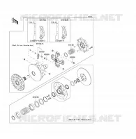 PARTI OPZIONE(CONVERTISSEUR) per Kawasaki KVF360 2009