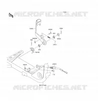 PEDALE DEL FRENO per Kawasaki KVF360 2009