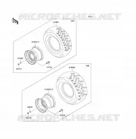 PNEUMATICI per Kawasaki KVF360 2009