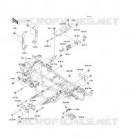 SUPPORTO DEL MOTORE per Kawasaki KVF360 2009
