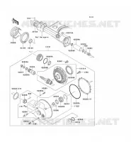 ALBERO   GEAR FINALE per Kawasaki VN1500 CLASSIC 1998
