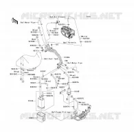 FUEL EVAPORAZIONE SISTEMA(CA) per Kawasaki VN2000 CLASSIC 2009