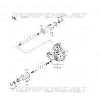 ASSE POSTERIORE per Kawasaki MULE 610 4X4 XC 2011