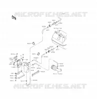 FUEL EVAPORAZIONE SISTEMA per Kawasaki MULE 610 4X4 XC 2011