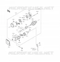 MOTORINO DI AVVIAMENTO per Kawasaki MULE 610 4X4 XC 2011
