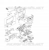 PROTEZIONE   TELAIO CAB per Kawasaki MULE 610 4X4 XC 2011