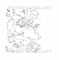 TELAIO MATERIALE ELETTRICO per Kawasaki MULE 610 4X4 XC 2011