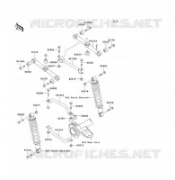 SOSPENSIONE POSTERIORE per Kawasaki KLF250 2003