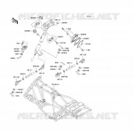 TELAIO per Kawasaki KLF250 2003