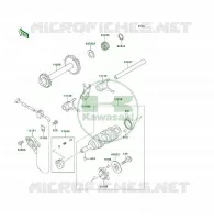 CAMBIO TAMBURO   FORCHE SHIFT per Kawasaki KLF400 4X4 1995