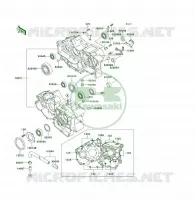 CARTER(S) per Kawasaki KLF400 4X4 1995