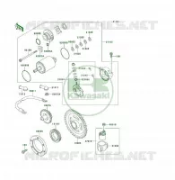 MOTORINO DI AVVIAMENTO per Kawasaki KLF400 4X4 1995