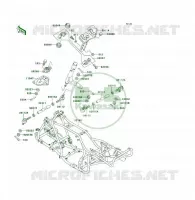 TELAIO per Kawasaki KLF400 4X4 1995