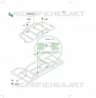 BAGAGLI (S) per Kawasaki KLF400 4X4 1999