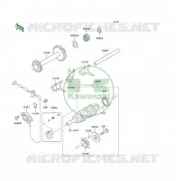 CAMBIO TAMBURO   FORCHE SHIFT per Kawasaki KLF400 4X4 1999