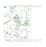 CARBURATORE( LF400AE532917) per Kawasaki KLF400 4X4 1999