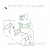 FANALE POSTERIORE(S) per Kawasaki KLF400 4X4 1999