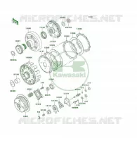 FRIZIONE per Kawasaki KLF400 4X4 1999