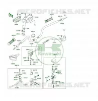 MANUBRIO per Kawasaki KLF400 4X4 1999