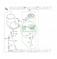 PARTI OPZIONE(COMPTEUR) per Kawasaki KLF400 4X4 1999