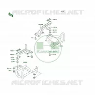 POGGIAPIEDI per Kawasaki KLF400 4X4 1999