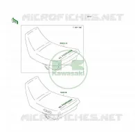 POSTO A SEDERE per Kawasaki KLF400 4X4 1999
