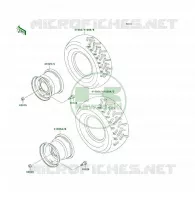 RUOTE   PNEUMATICI per Kawasaki KLF400 4X4 1999