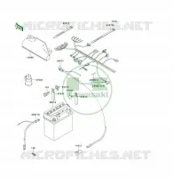 TELAIO MATERIALE ELETTRICO per Kawasaki KLF400 4X4 1999