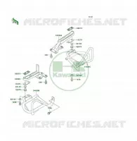 POGGIAPIEDI per Kawasaki KLF400 4X4 1999