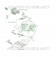 ADESIVO per Kawasaki KSF250 1997