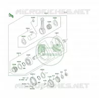 ALBERO MOTORE per Kawasaki KSF250 1997