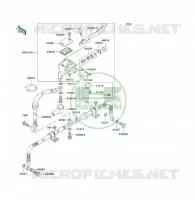 ANTERIORE POMPA per Kawasaki KSF250 1997