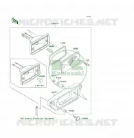 FANALE POSTERIORE(S) per Kawasaki KSF250 1997