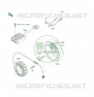 GENERATORE per Kawasaki KSF250 1997