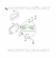 LENS(S) per Kawasaki KSF250 1997