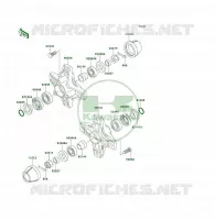 MOZZO ANTERIORE per Kawasaki KSF250 1997