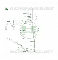 POSTERIORE POMPA per Kawasaki KSF250 1997