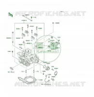 TESTATA per Kawasaki KSF250 1997