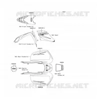 ADESIVO per Kawasaki KFX700 2006
