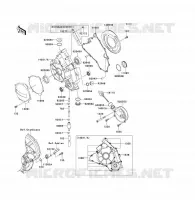 Coperchi motore per Kawasaki KFX700 2006