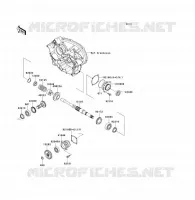 GEAR ANTERIORE per Kawasaki KFX700 2006